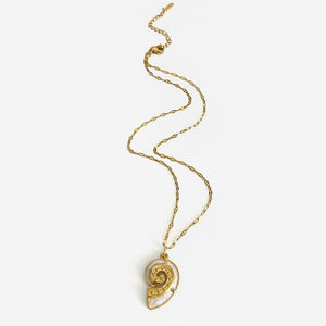 Golden Conch Necklace