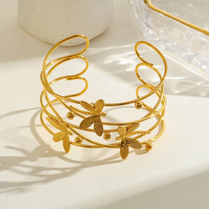 Dragonfly Wire Cuff