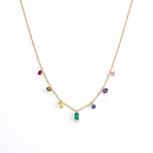 Rainbow Droplet Chain