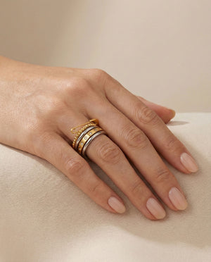 Luxe Fusion Stacked Ring