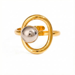 Orbit Sphere Open Ring