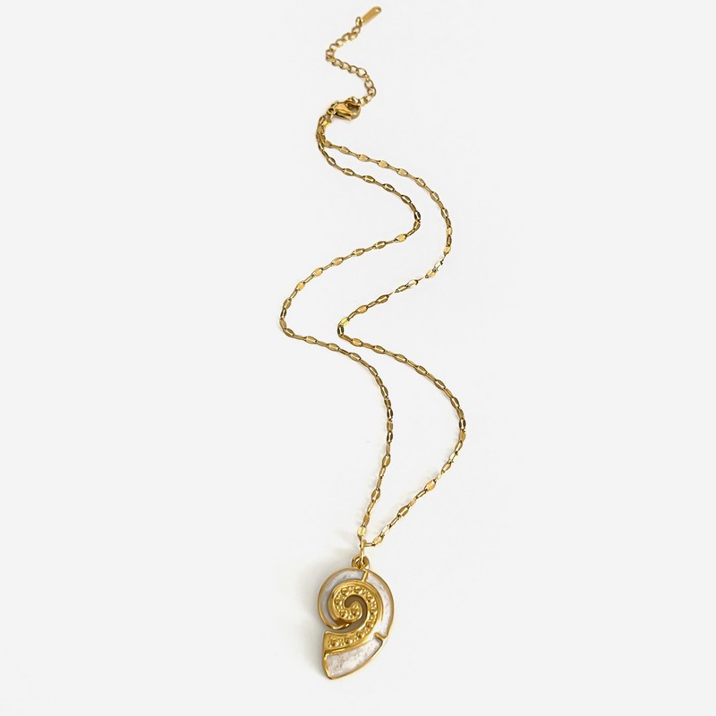 Golden Conch Necklace