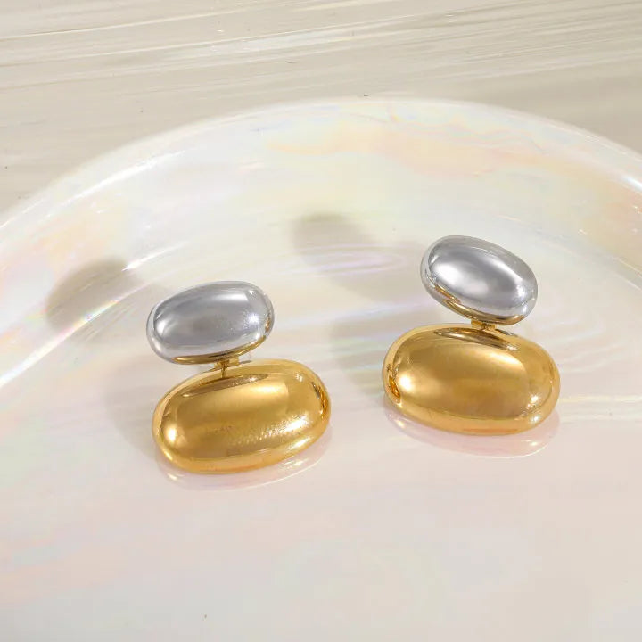 Dual Pebble Studs