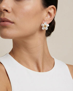 Lustre Flower Studs