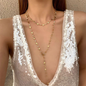 Golden Heartline Lariat