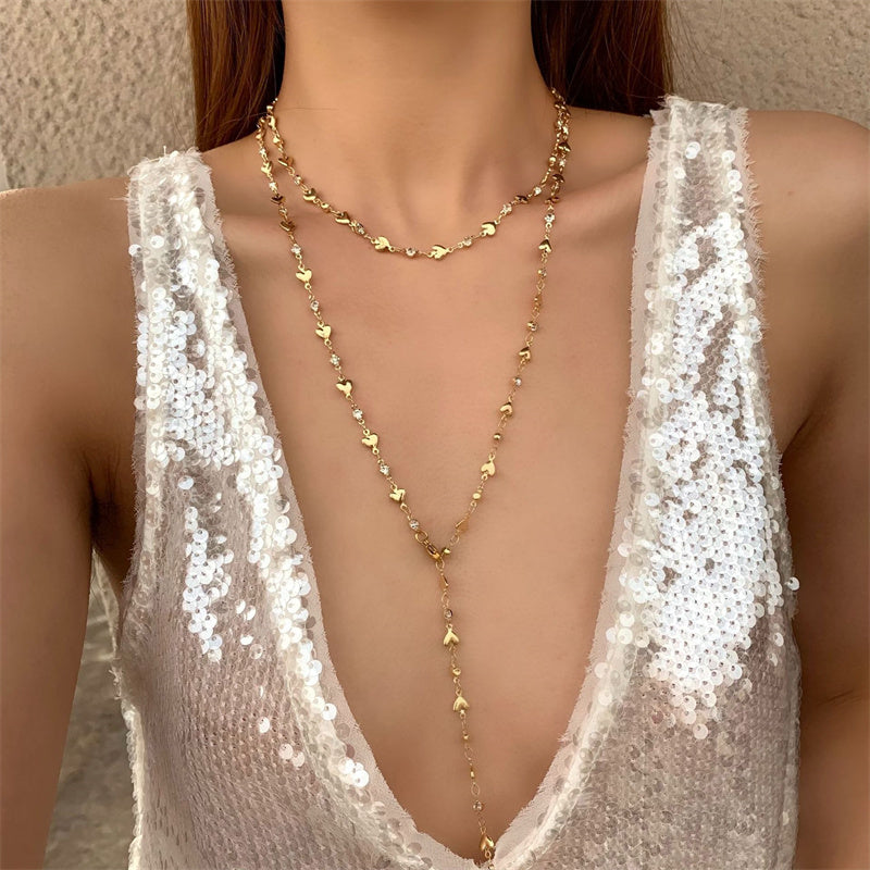 Golden Heartline Lariat
