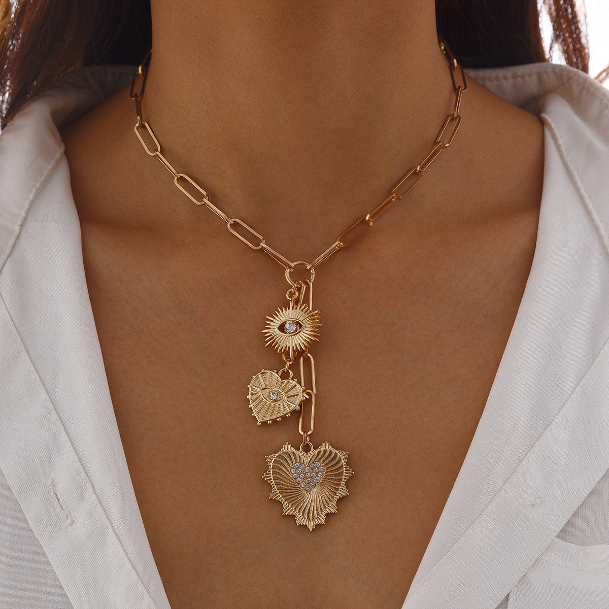 Layered Charm Necklace