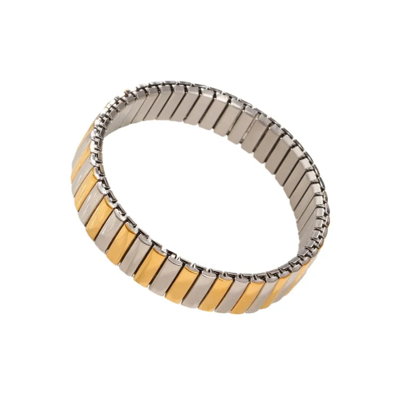 Two-Tone Stretch Bracelet