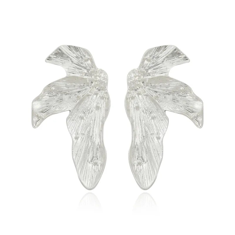 Crystal Drift Petal Earrings