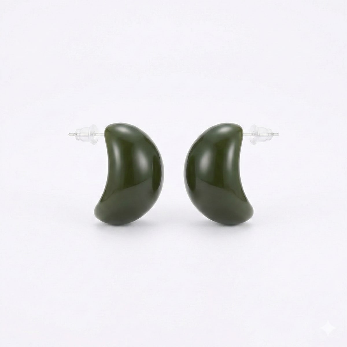 Forest Pebble Studs