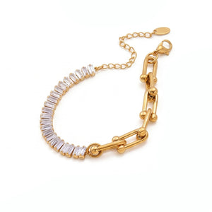 Half-Crystal Bracelet