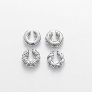 Modern Coil Ear Cuff Quad Set