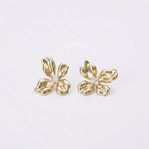 Radiant Bloom Stud Earrings