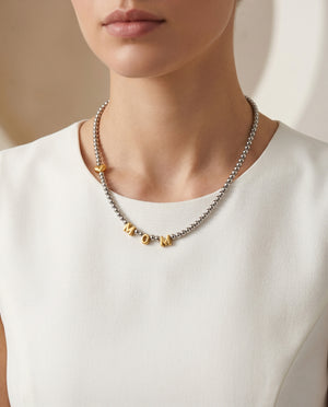 Mama's Heart Beaded Choker