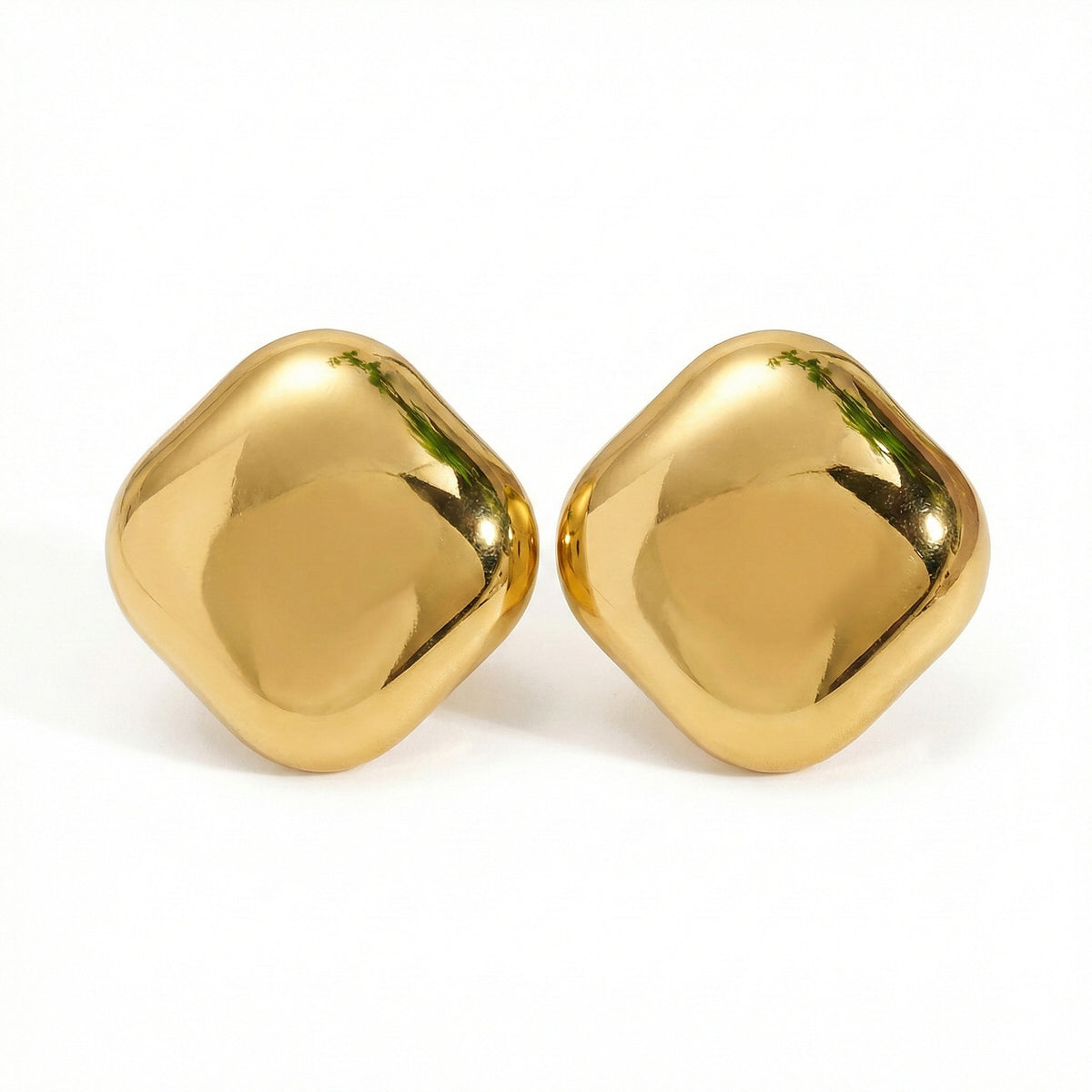 High-Shine Cushion Studs