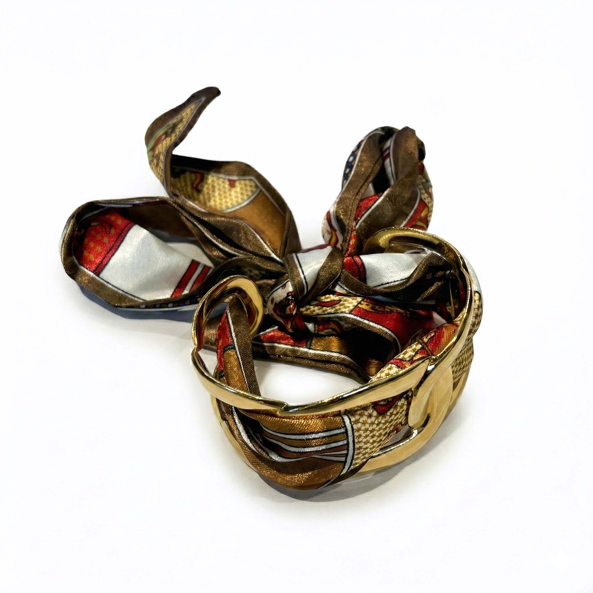 Vintage Silk Bow Bracelet