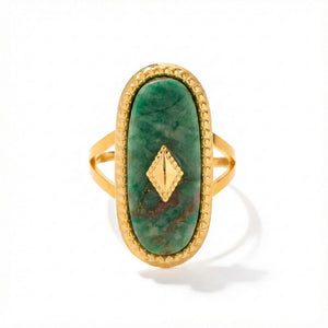 Verdant Marquise Stone Statement Ring