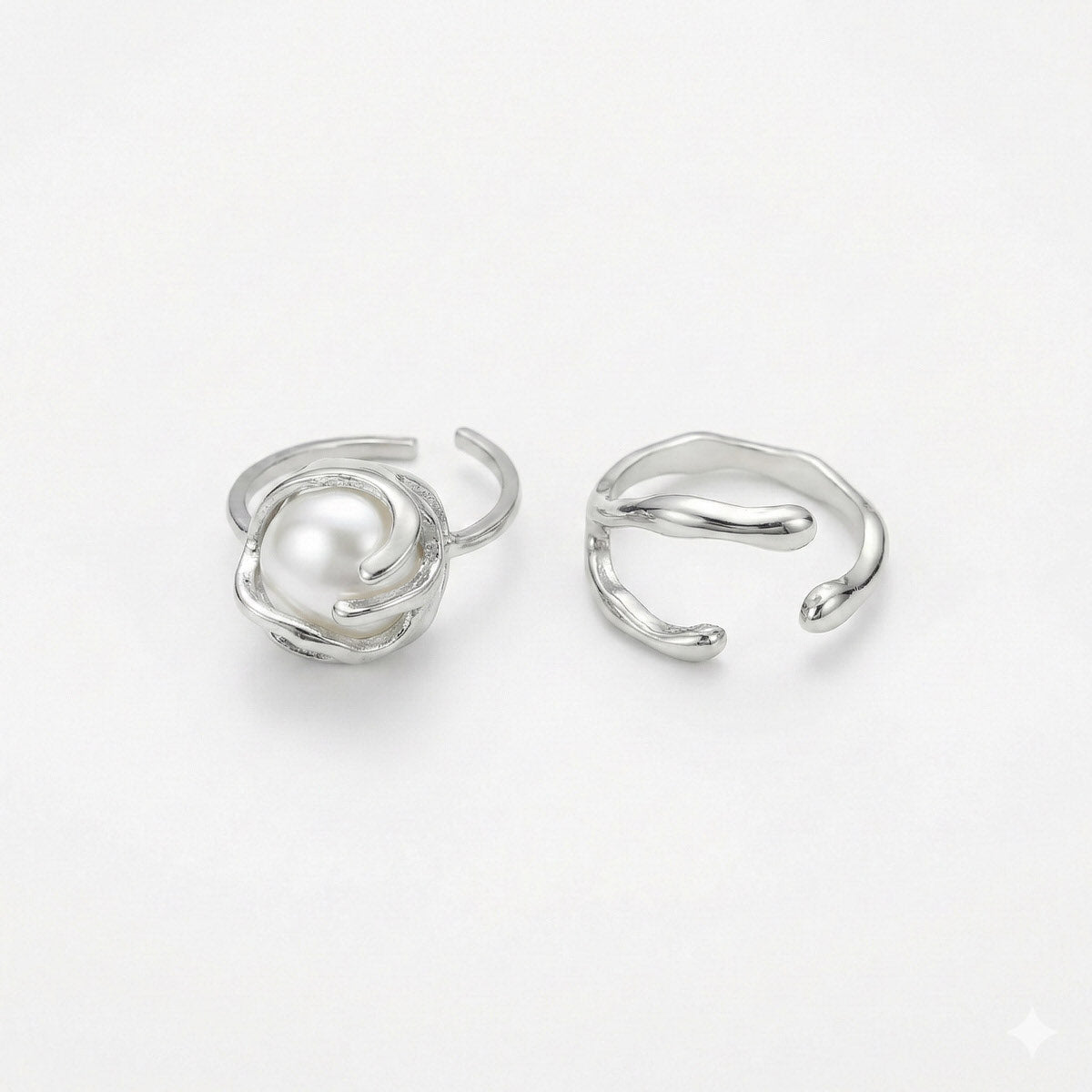 Luna Knot Ring Set