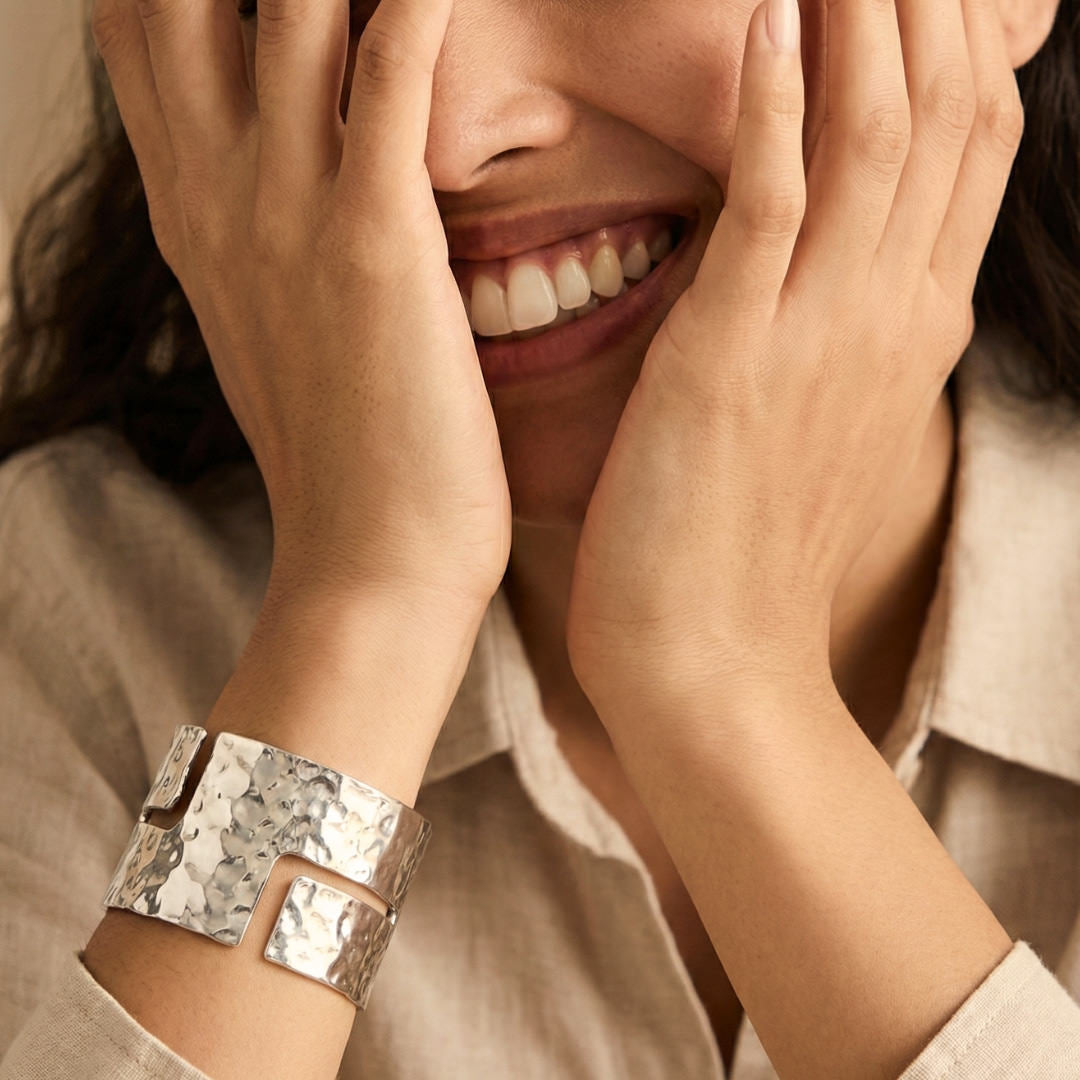 Celeste Hammered Cuff