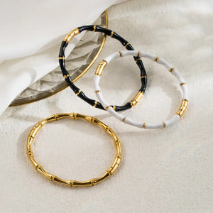 Porcelain Bamboo Bangle
