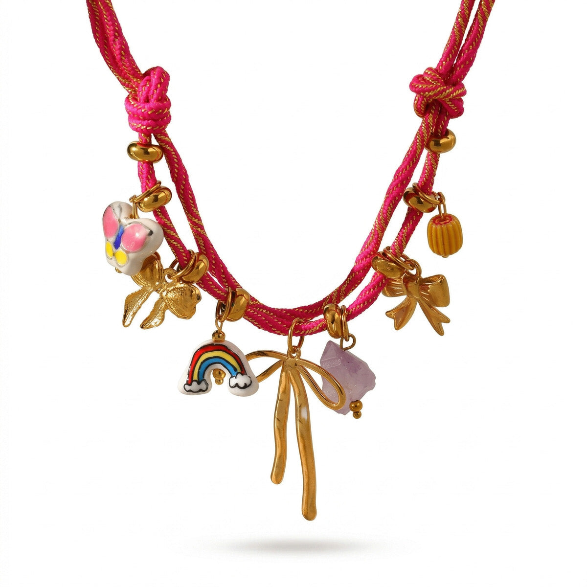 Rainbow Charm Cord
