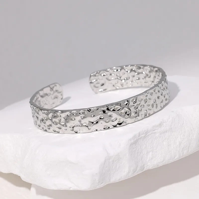 Chrome Texture Bangle