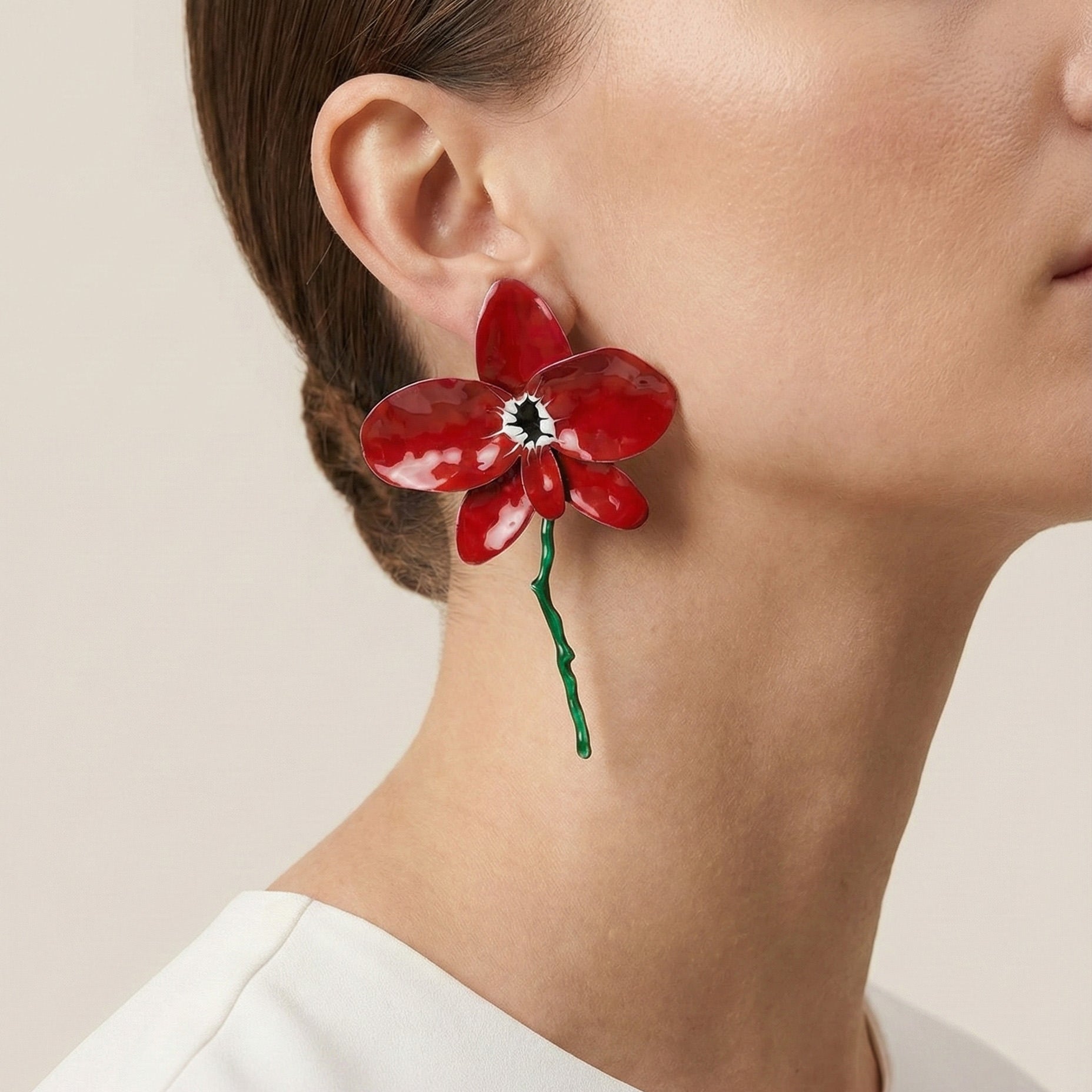Wild Petal Statement Earrings