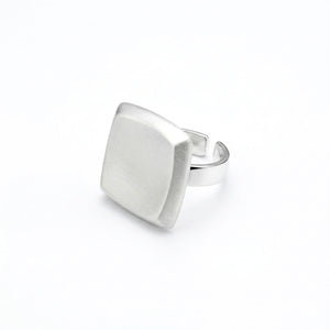 Brushed Quadrat Ring