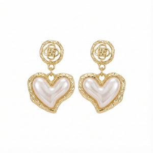 Vintage Rose Heart Drops