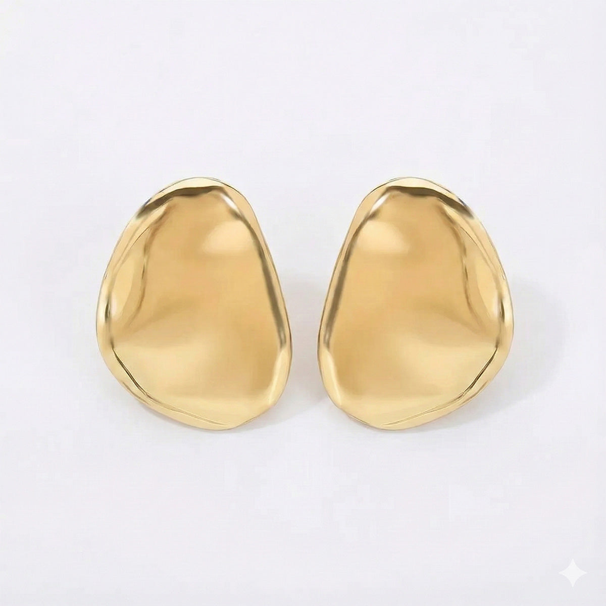 Abstract Teardrop Earrings