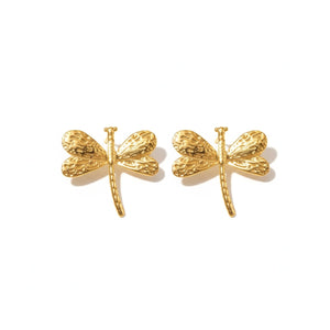 Celeste Dragonfly Studs