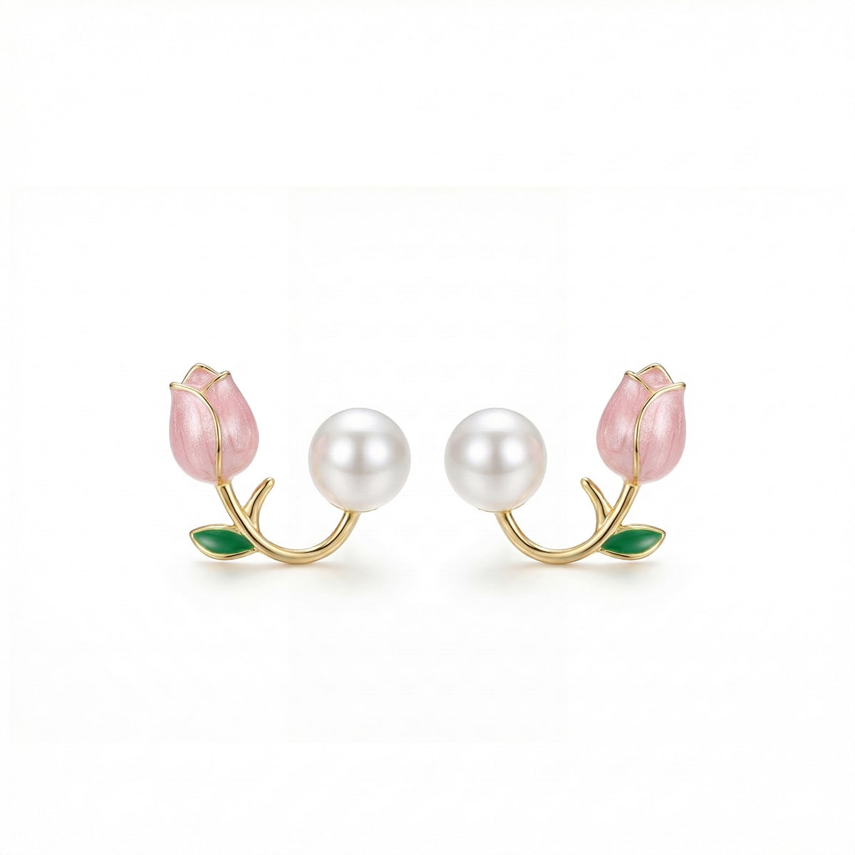 Blush Rose Pearl Studs