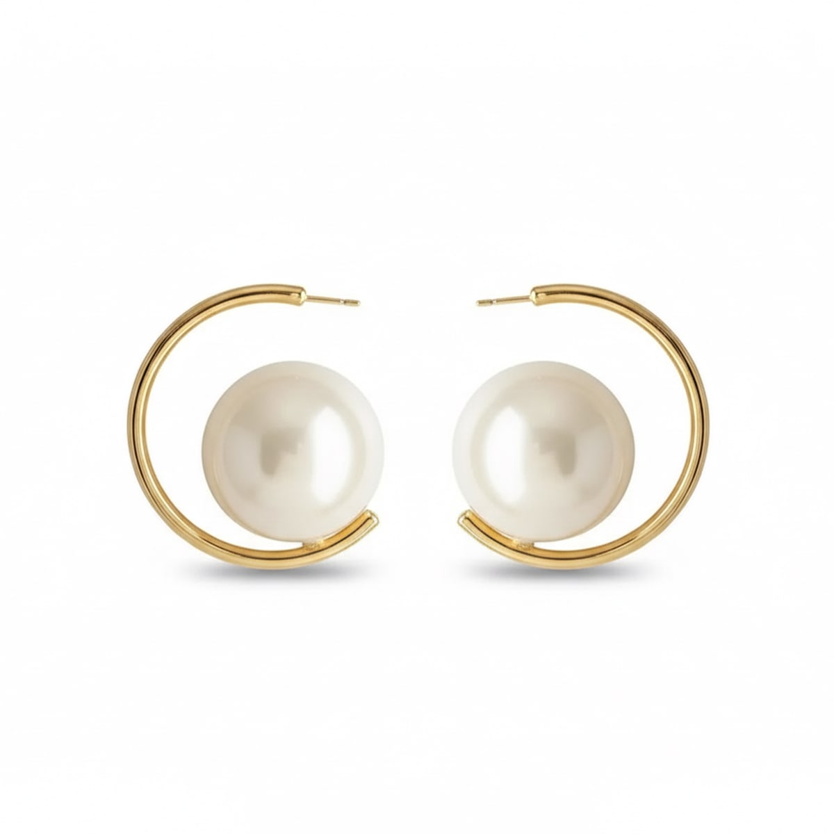 Moonlit Sphere Hoops