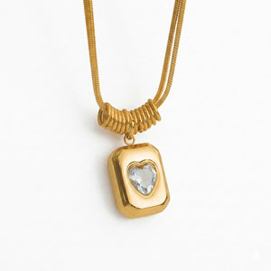 Heirloom Heart Locket Necklace