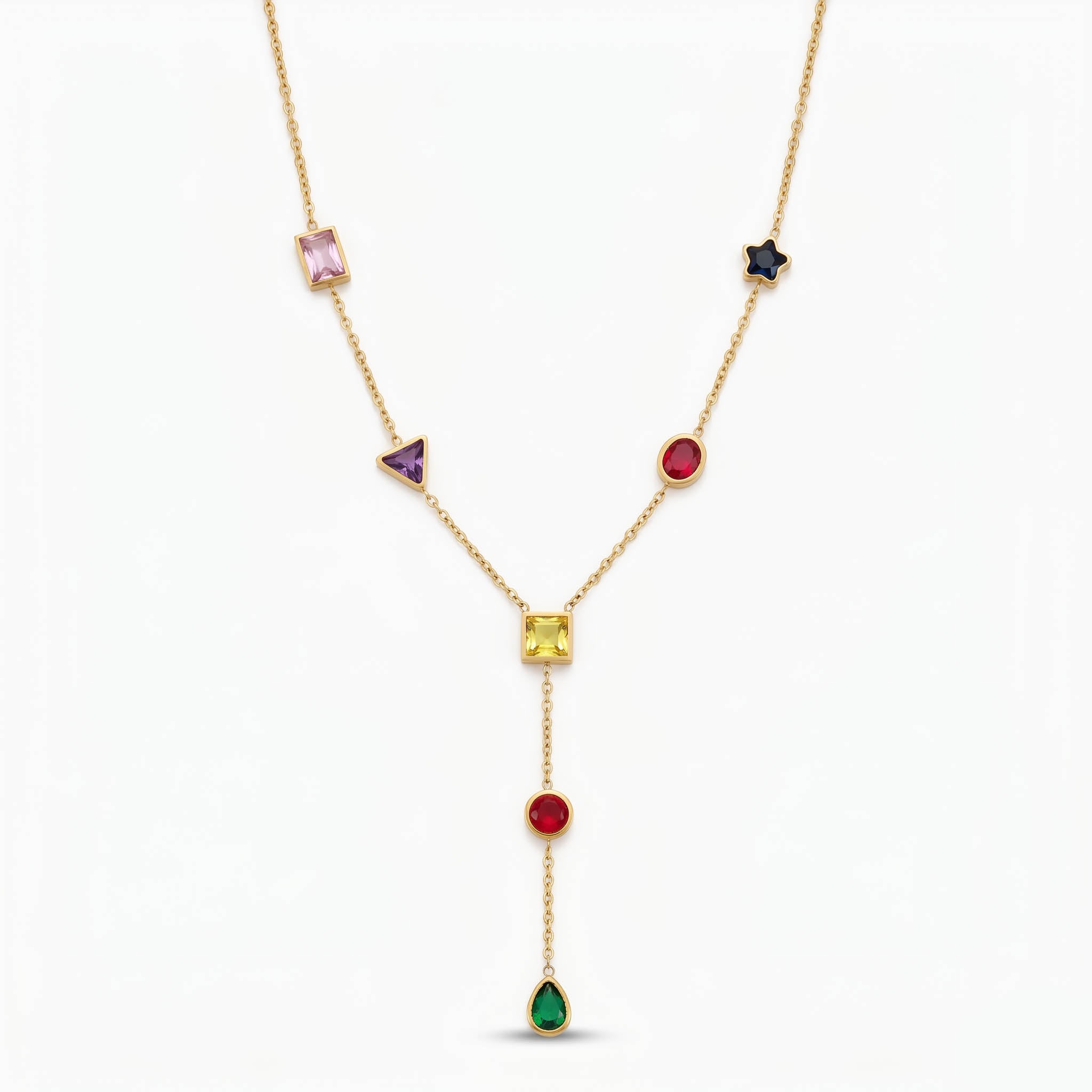 Prism Light Y-Chain Necklace
