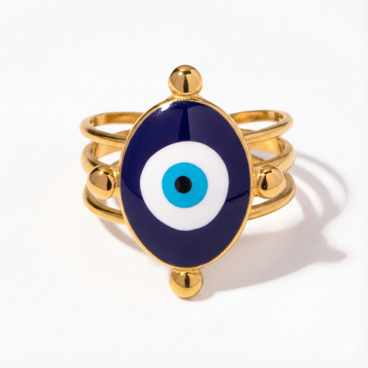 Guardian Evil Eye Oval Protection Ring
