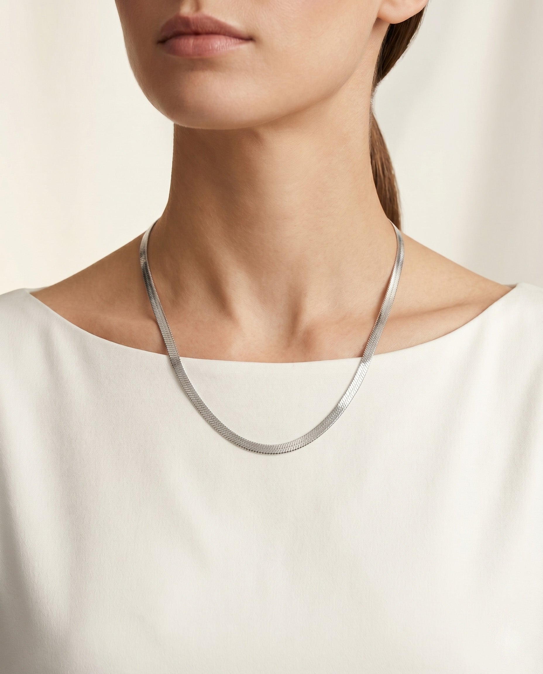 Moonlit Satin Ribbon Choker